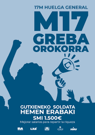 MARTXOAK 17, GREBA OROKORRA, UDALETXEA ITXITA IZANGO DA