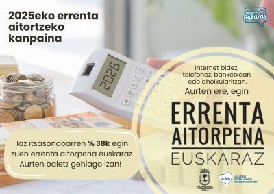 Itsasondo errenta aitorpena euskaraz
